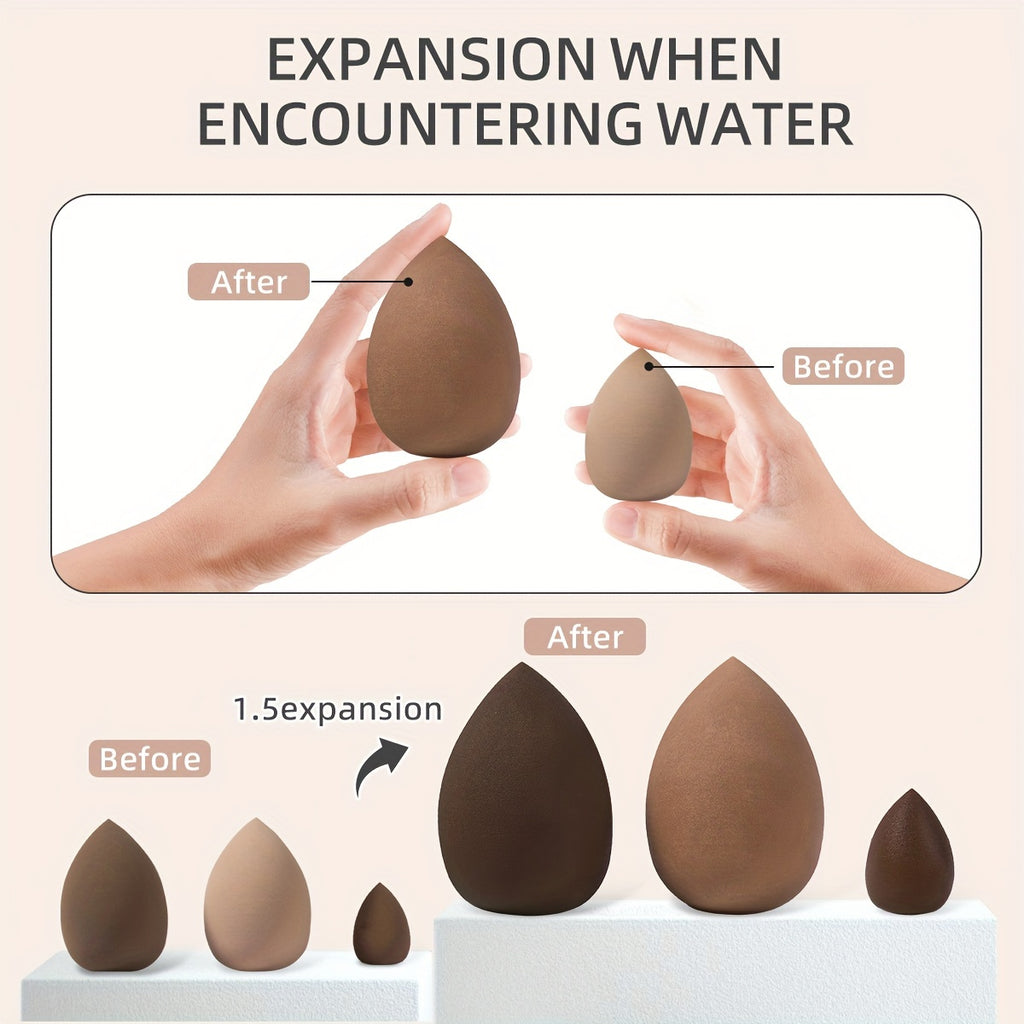 A 20/40pcs Makeup Tool Set with Various Specifications Available. The Large Set Includes (20 High-Quality Makeup Brushes + 1 Headband + 2 Wristbands + 1 Makeup Remover Puff + 4 Triangular Velour Puffs + 4 Finger Puffs + 4 Lar