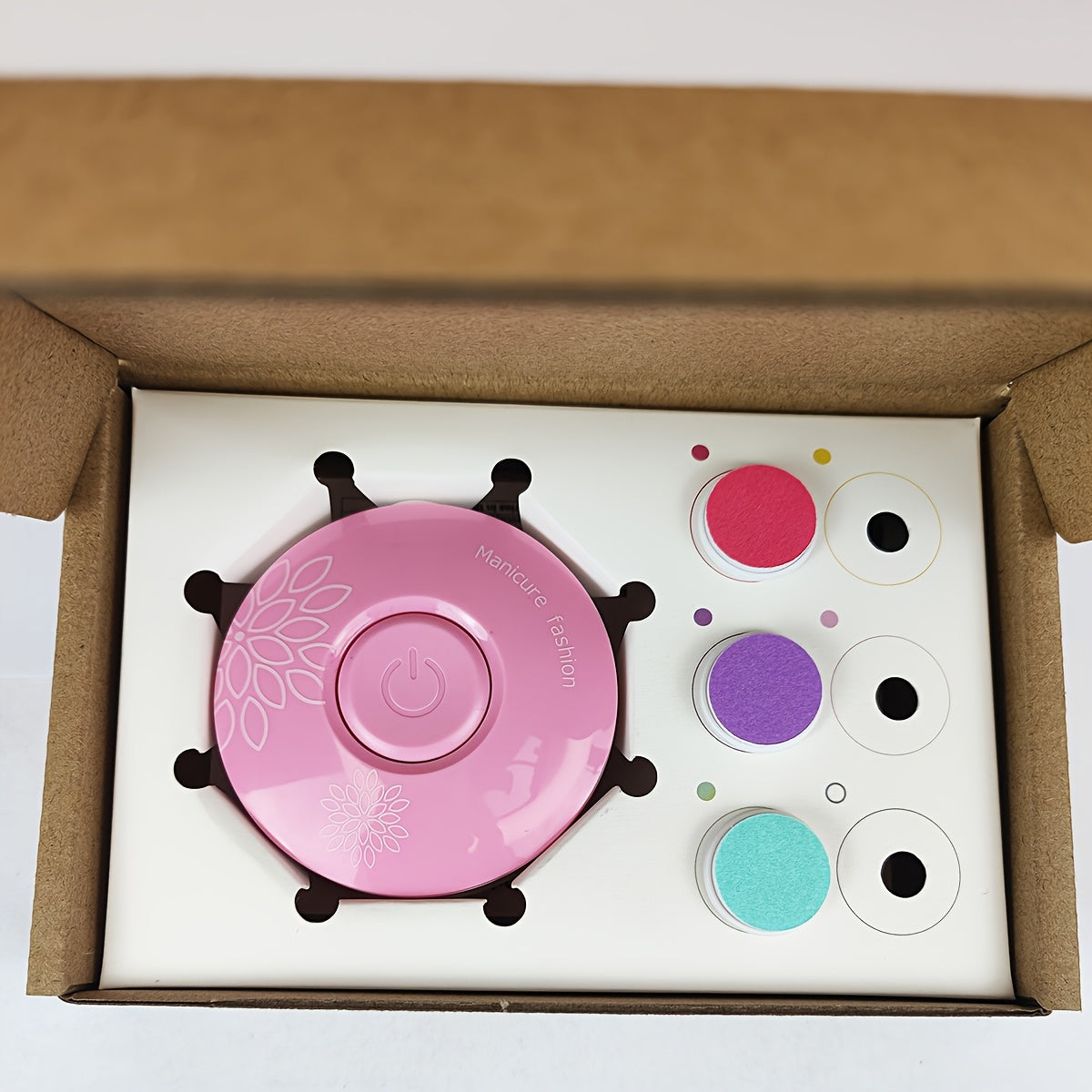 1 (3pcs-like) Baby Electric Nail Trimmer & Polisher Kit - -like Operation (Battery-Free), for, & - Gentle Painless Manicure System with Clipper/Scissors-like Tool - -Friendly Nail Care