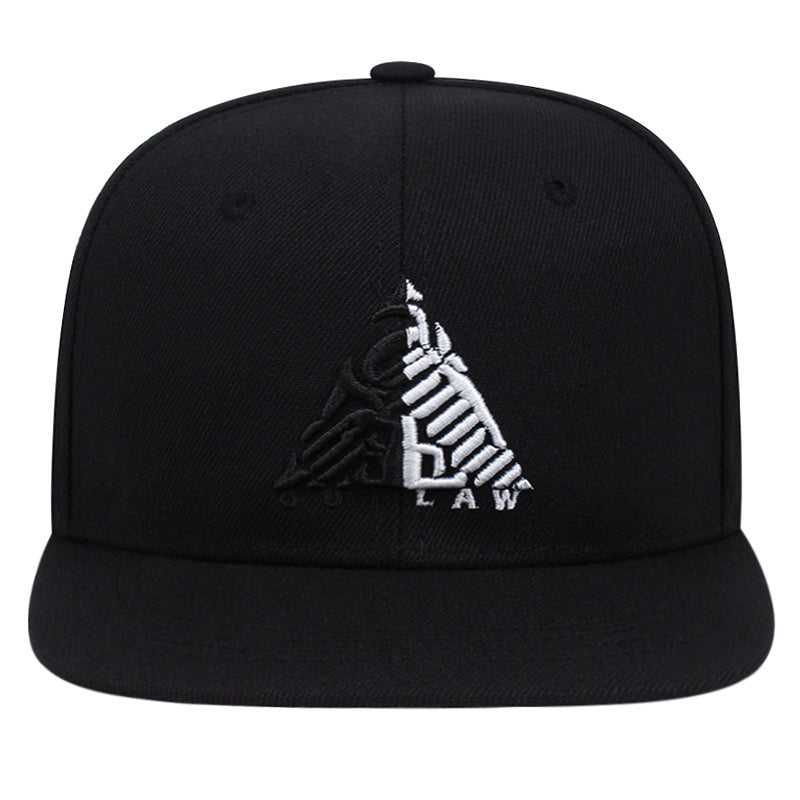 Casquette de baseball style hip-hop triangulaire pour homme (1 pièce)