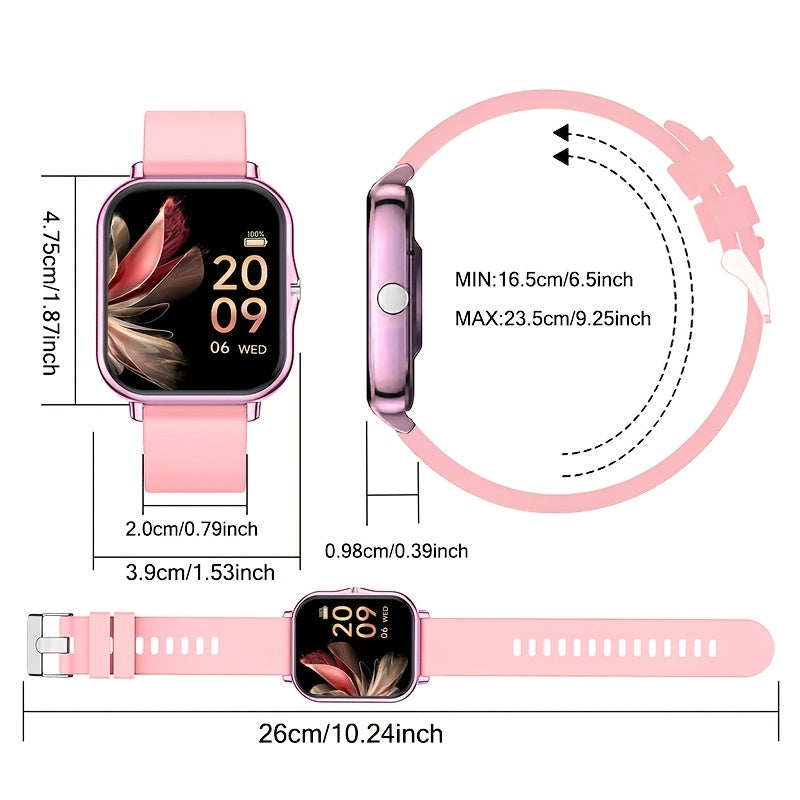 Unisex Smartwatch, Multiple Sports Modes, Compatible with iPhone and Android Systems, Best Gift Choice