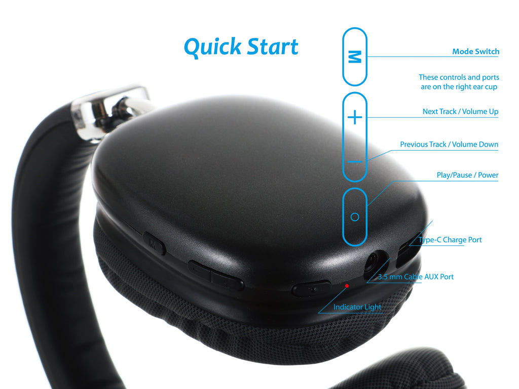 Upgraded High-Quality Wireless Headphones, Lightweight Foldable Earphones with Built-In Microphone, Compatible with 3.5Mm Audio Cable, Travel Work Stereo Laptop Phone, Ios Wireless Gaming Headset, Christmas Gift