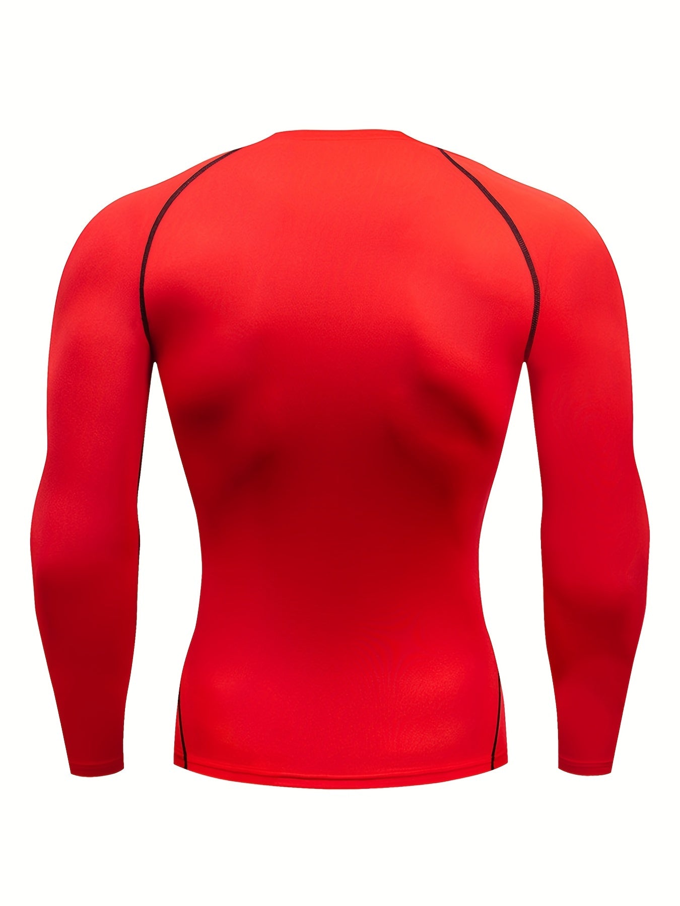 Men'S PRO Sports Quick-Dry Fitness Top | Long Sleeve, High Stretch, Crew Neck, Moisture Wicking, Suitable for Running, Training, and Casual Wear