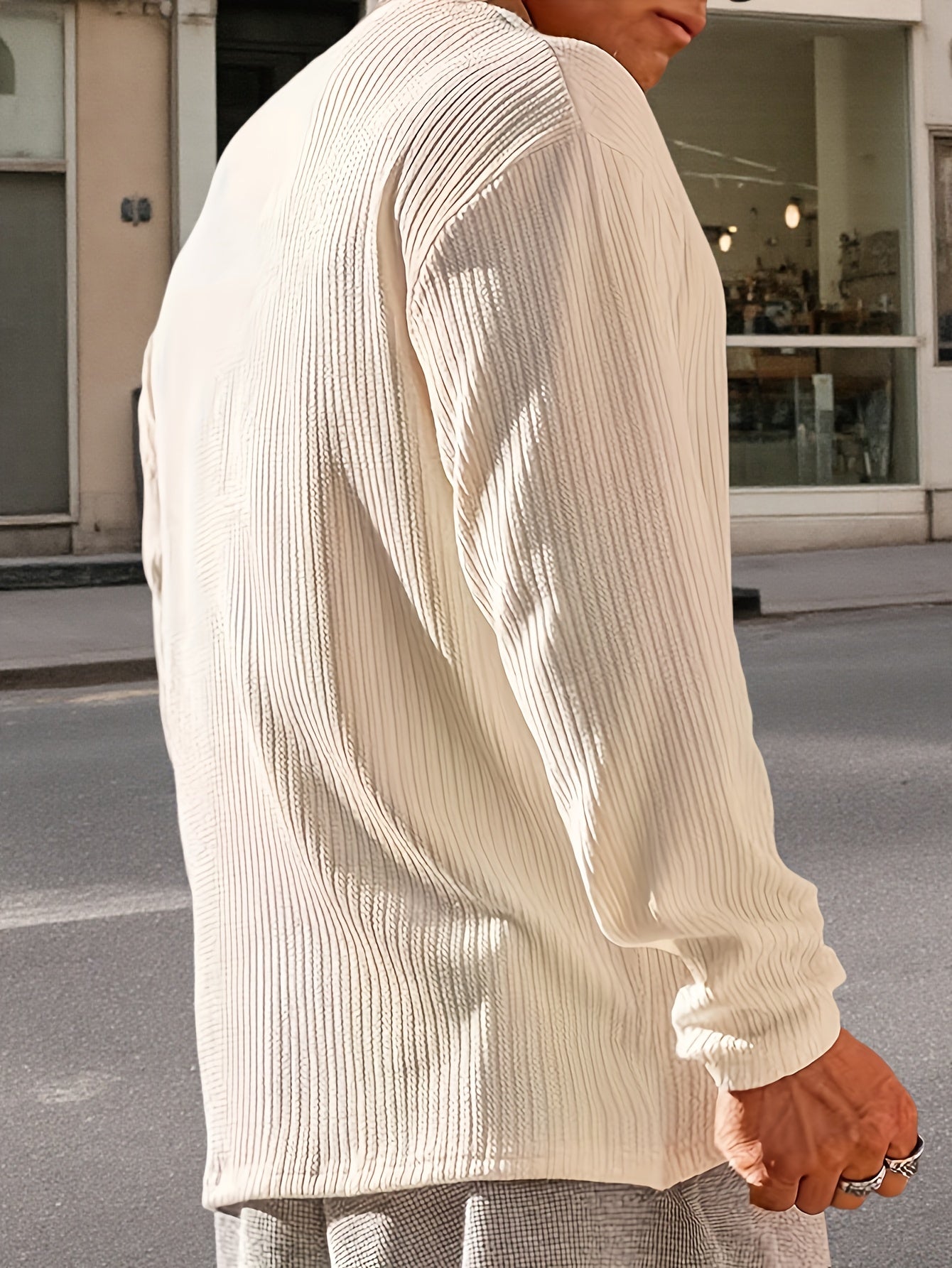 Men's Loose Fit Pullover Sweater, Autumn/Winter 2025 New Style Round Neck Knitted Casual Sportswear Top