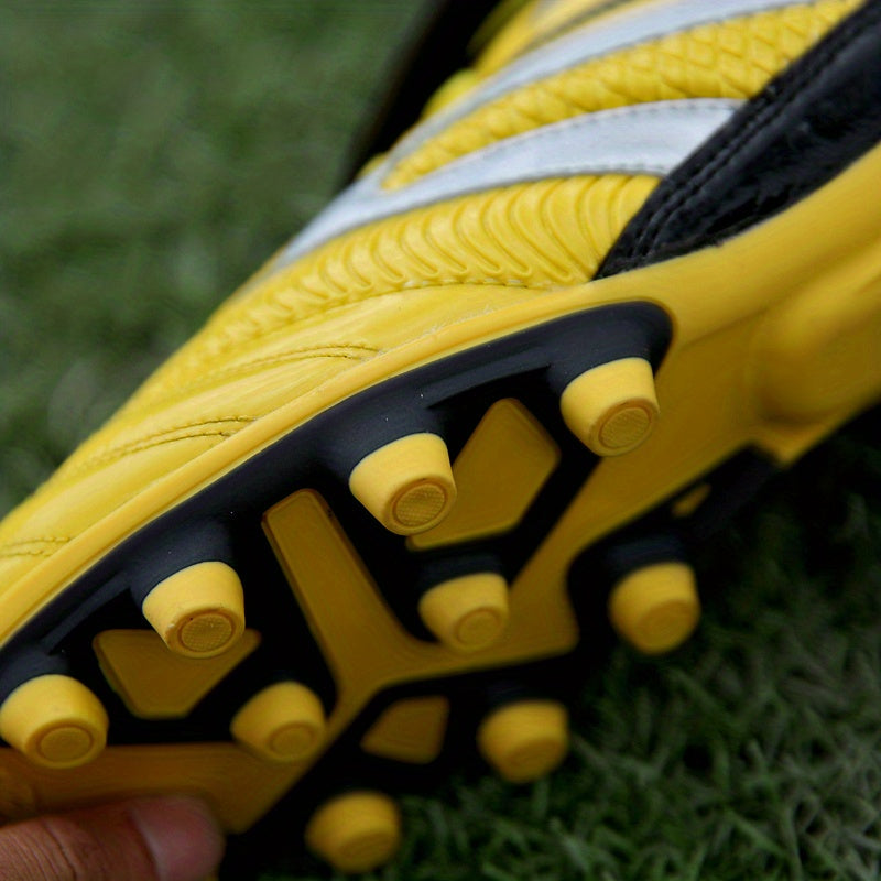 Men's Football Shoes - AG Low Top Soccer Shoes - Durable Non Slip Comfy Training Shoes For Outdoor Competition - All Seasons