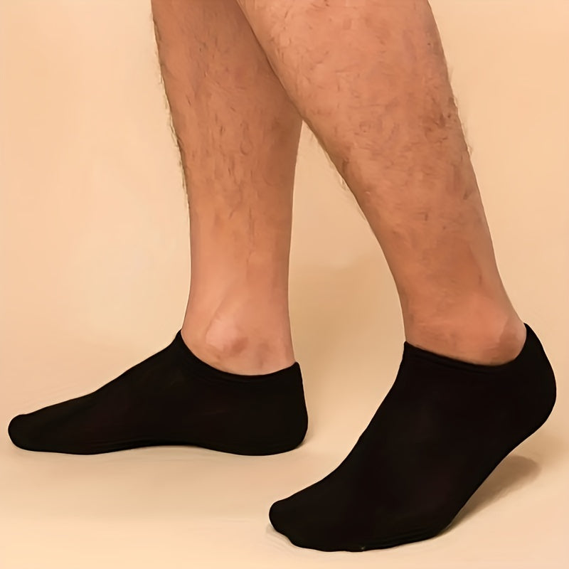 5/10/20 Pairs of Unisex Simple Solid Color Breathable And Comfortable Short Socks, Suitable for All Seasons.