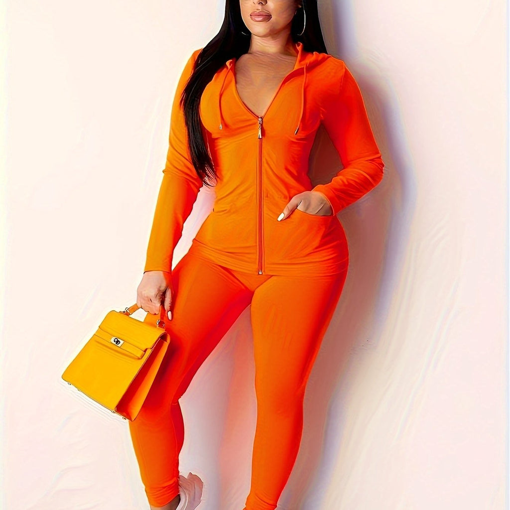 [Festival Winter Neon] Targeted Women's Pants Set Two Piece Set Women Festival Fall Winter Top+Pant Sweat Suits Neon 2pcs Outfits Matching Sets