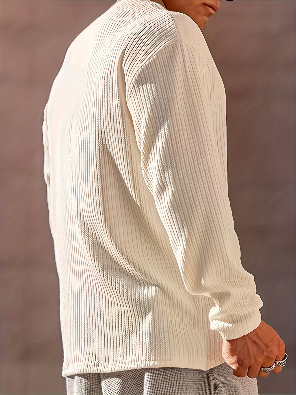 Men's Loose Fit Pullover Sweater, Autumn/Winter 2025 New Style Round Neck Knitted Casual Sportswear Top